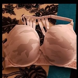 Pink Victoria secret camouflage bra